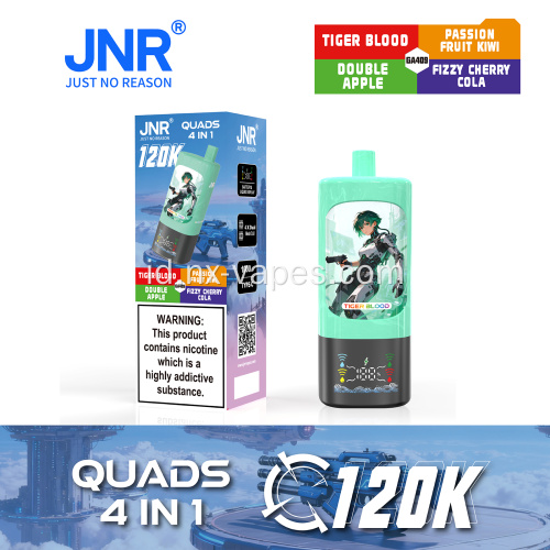 JNR 120K puff 4in1 Vape asli
